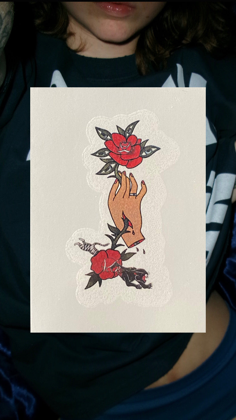 Temporary tattoos (4 pack)